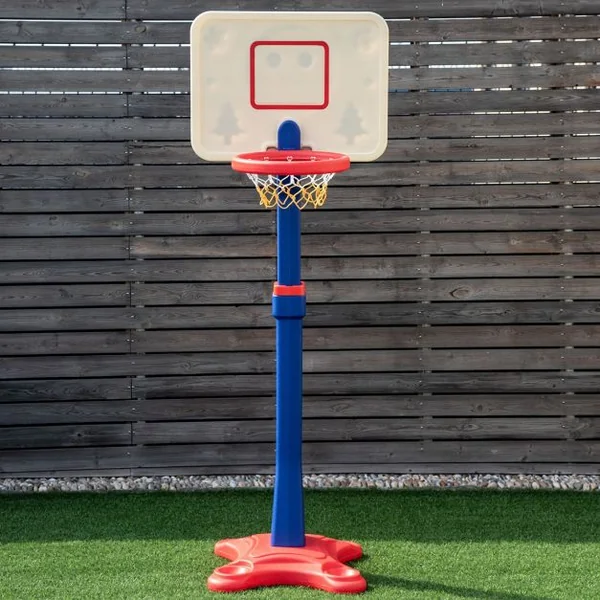 Pannier de Basket-ball Hauteur Réglable entre 160 à 215 cm Pour Enfant de 3 Ans et Plus