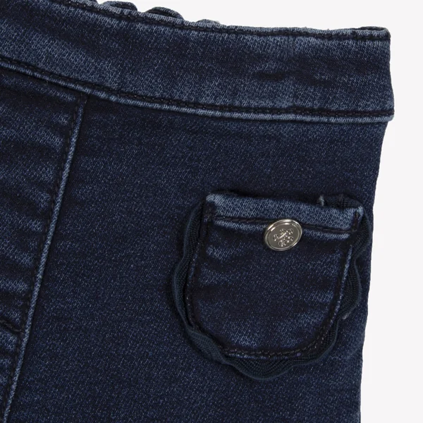 Pantalon façon jean's bleu indigo babygirl Tartine et Chocolat H25 - Soins Bébé Naturels & Produits Maman Après Naissance