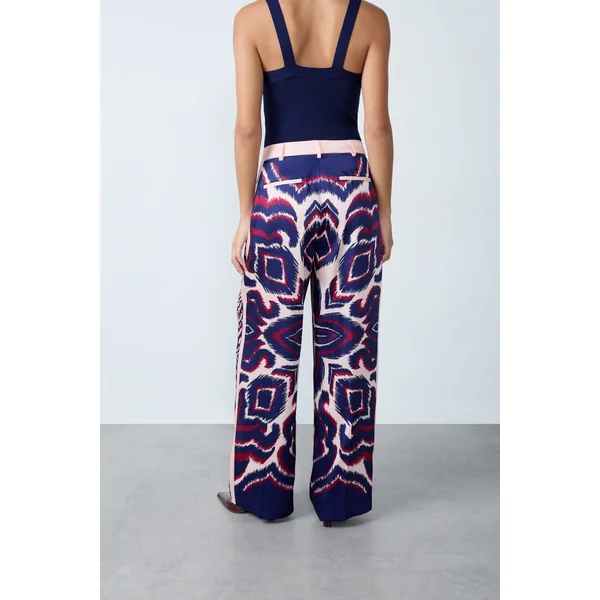 Pantalon fluide imprimé