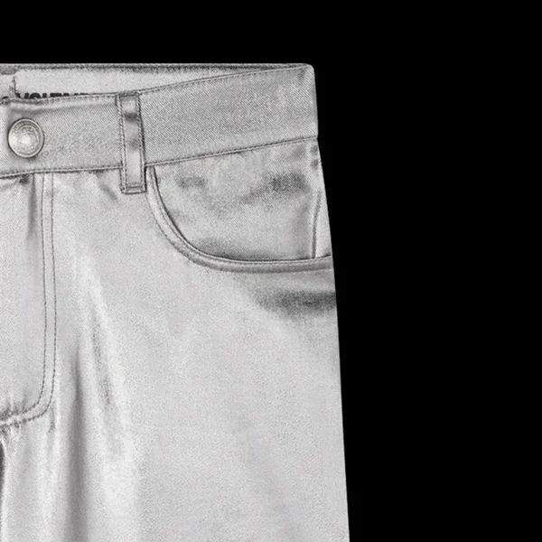 Pantalon large argenté fille Zadig & Voltaire H25 - Soins Bébé Naturels & Produits Maman Après Naissance