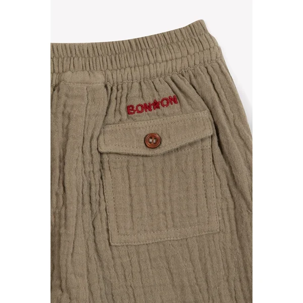 Pantalon Nils Kaki cactus babyboy Bonton E26 - Soins Bébé Naturels & Produits Maman Après Naissance