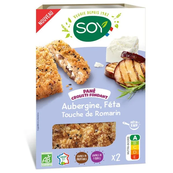 Pané crousti aubergine feta (2) 160g