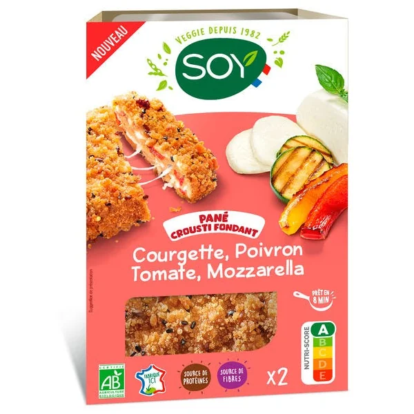 Pané crousti courgette mozza (2) 160g