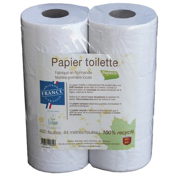Papier toilette 100% recyclé