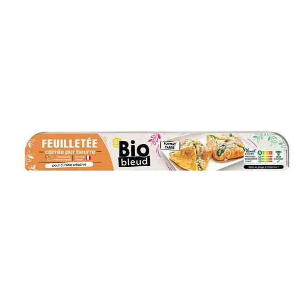 Pate carrée feuilletée pur beurre 300g