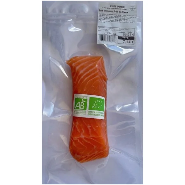 Pavé de saumon bio env. 150g