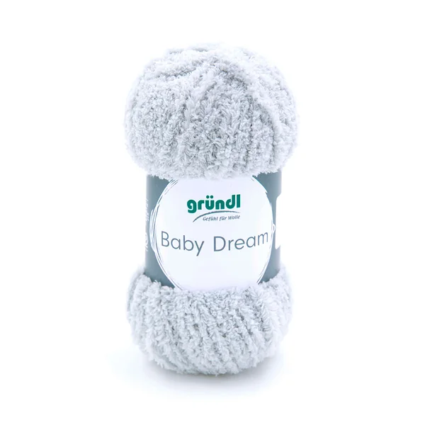 Pelote de laine BABY DREAM gris 50g
