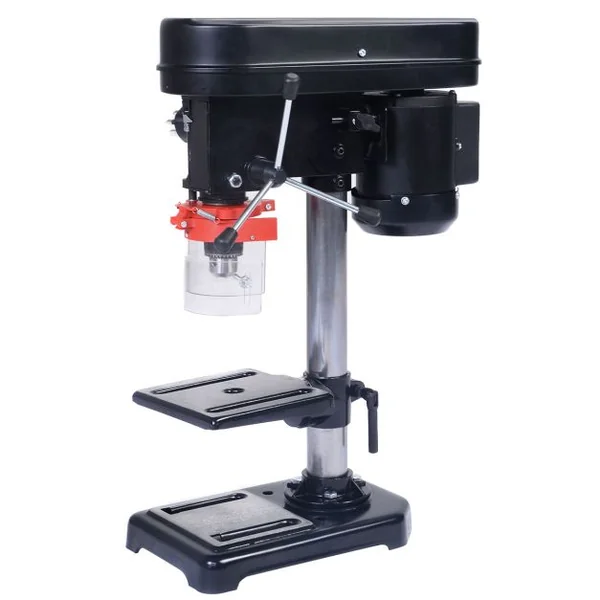 Perceuse à colonne 350W, prof. perçage: 50mm, Dia. mandrin: 1,5-13 mm, Portée: 104 mm, Inclinaison table perçage: 0° à +45°