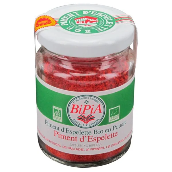 Piment d'Espelette AOP en poudre 40g