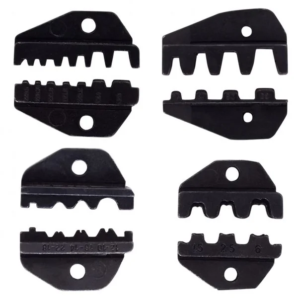 Pince à sertir avec 5 matrices Pince avec 5 inserts interchangeables de 0.5 à 35 mm², 1 tournevis Phillips, 1 sac à outils