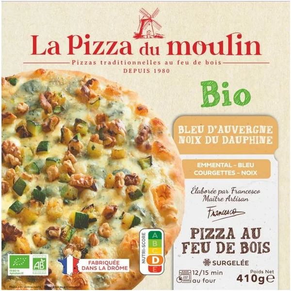 Pizza Bleu d'Auvergne et noix du Dauphiné 410g