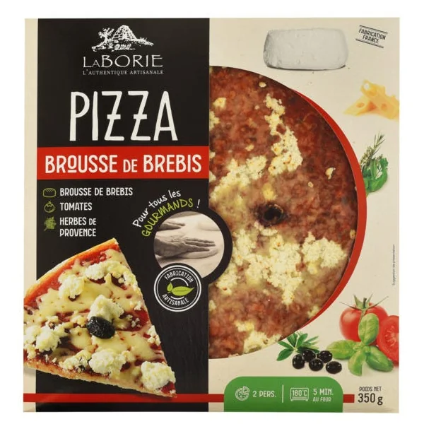 Pizza brousse de brebis 350g