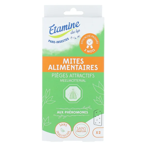 Pièges naturels - Anti mites alimentaires - Sachet de 2