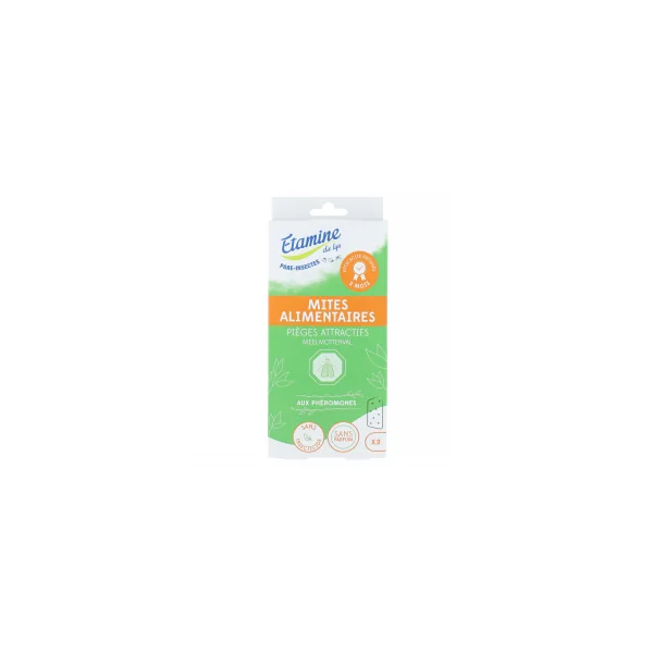 Pièges naturels - Anti mites alimentaires - Sachet de 2