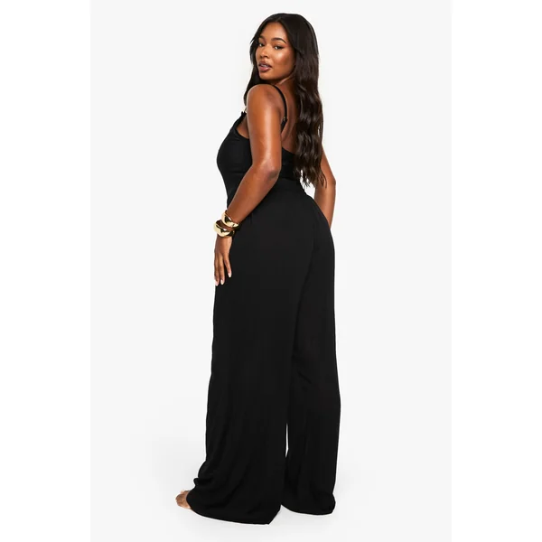 Plus Beachwear Essentials Pantalon à jambes larges