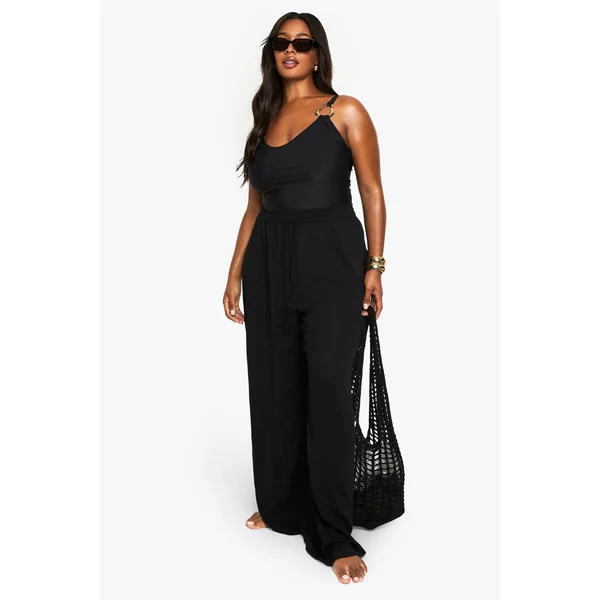 Plus Beachwear Essentials Pantalon à jambes larges