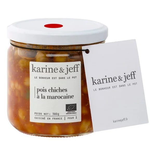 Pois chiches à la marocaine 380g