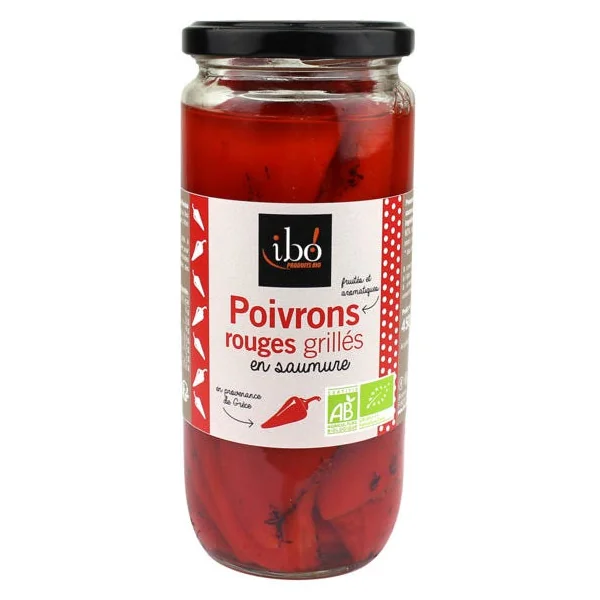 Poivron rouge grillé 350g net égoutté