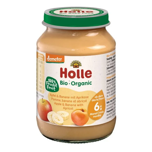 Pomme banane abricot pot 190g