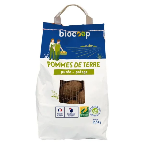 Pomme de terre Chair Tendre Sachet 2,5 kg Biocoop