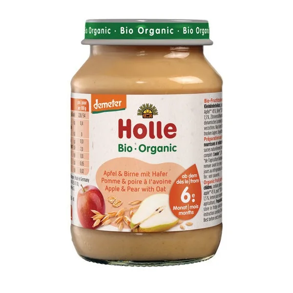 Pomme poire avoine pot 190g
