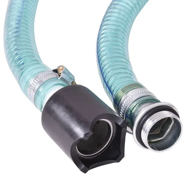 Pompe Diesel 155W-12V avec Accessoires Pompe avec 2 Pinces Crocodiles Débit 40L/Min, Vitesse 4500 tr/Min, Hauteur 10m