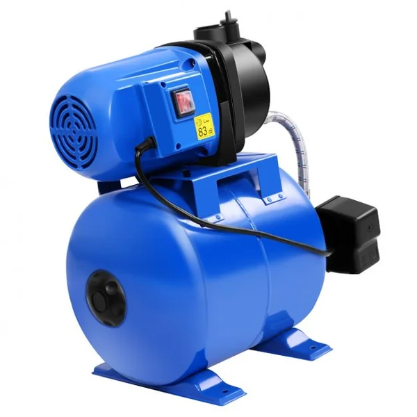 Pompe Électrique de Jardin 1200W Réservoir de Pression de 20L Débit Max 3800L/H Hauteur Aspiration 8m, 230V-50Hz, Bleu