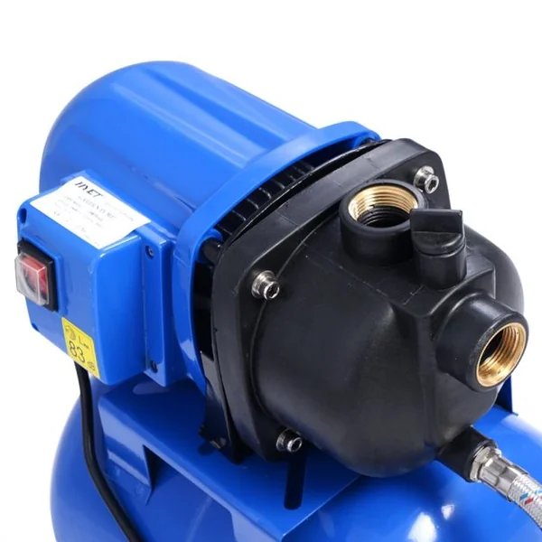 Pompe Électrique de Jardin 1200W Réservoir de Pression de 20L Débit Max 3800L/H Hauteur Aspiration 8m, 230V-50Hz, Bleu