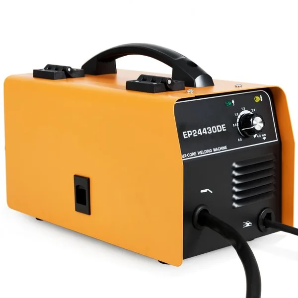 Poste à Souder Mig 130 Machine de Soudage 30-120a 220-240v 50hz avec Accessoires en Fer 345x185x25cm Orange