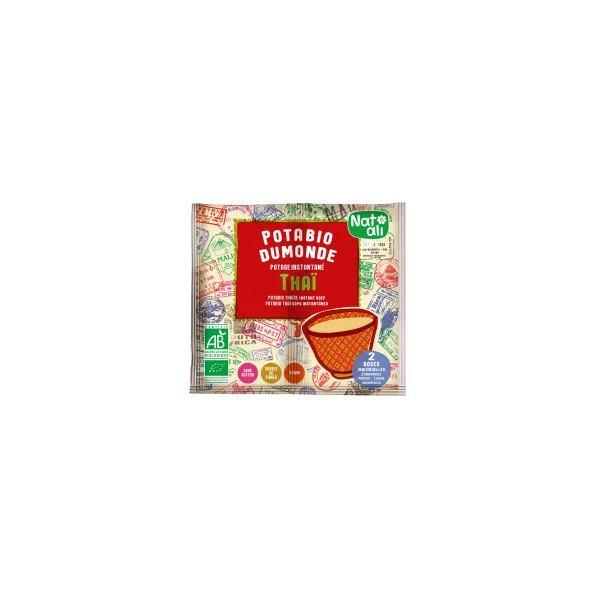 Potage instantané bio Potabio - Soupe thaï - 2x8.5g
