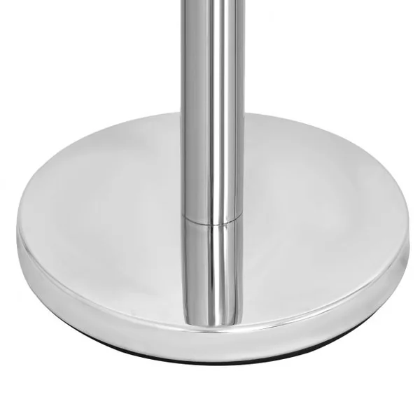 Poteaux de Guidage en Acier Inoxydable Barrière de Passage avec 2 Cordes pour Centres Commerciaux Hôtel Cinéma Argent