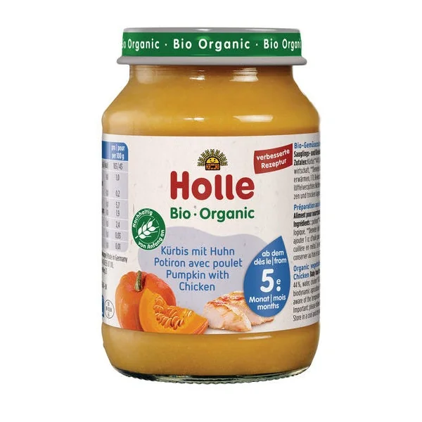 Potiron poulet pot 190g
