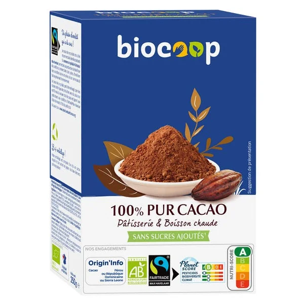 Poudre cacao pur 250g