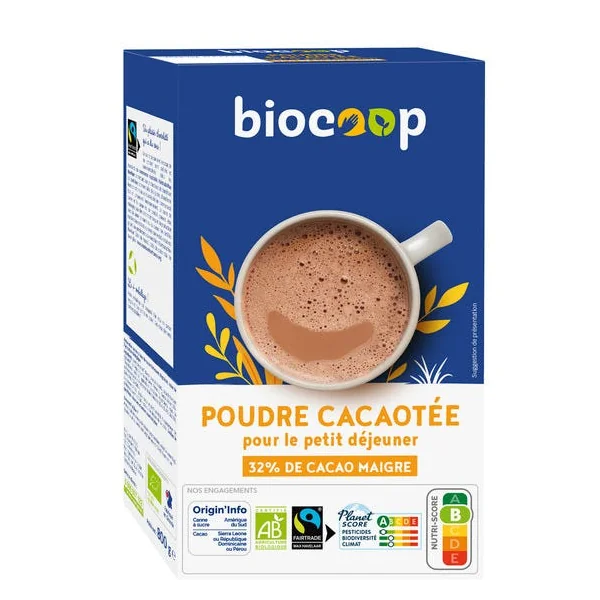 Poudre cacaotée pour le petit déjeuner 800g