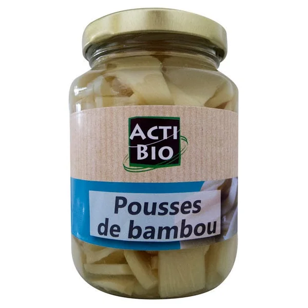 Pousses de bambou 180g net égoutté