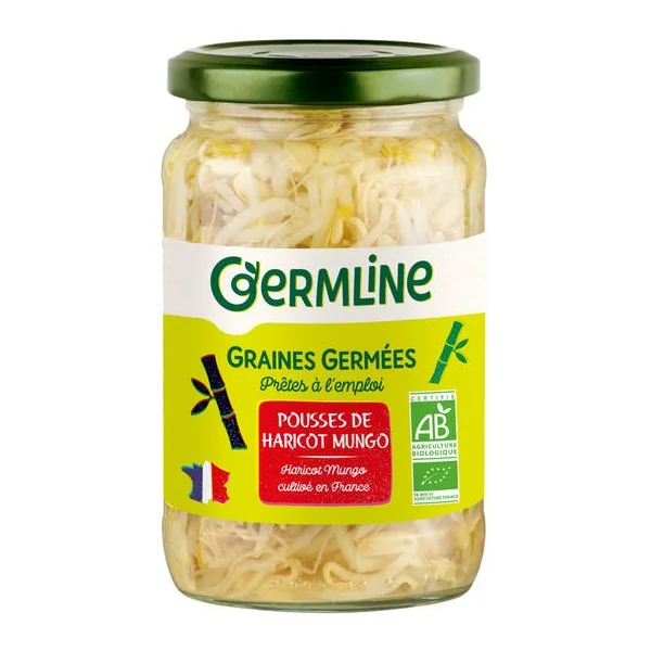 Pousses de haricot mungo 175g net égoutté