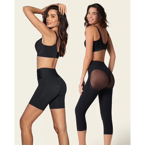 PowerStay Short + SmartShape Capri en Negro