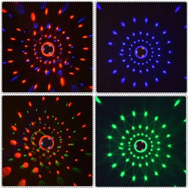 Projecteur cristal Boule LED RGB lampe MP3 lumière Magic éclairage Disco DJ scène effet