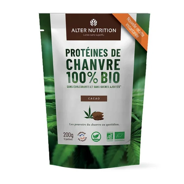 Protéine de chanvre au cacao 200g