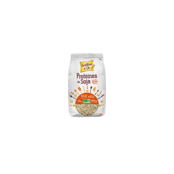 Protéines de soja - Gros morceaux - Lot de 6x200g