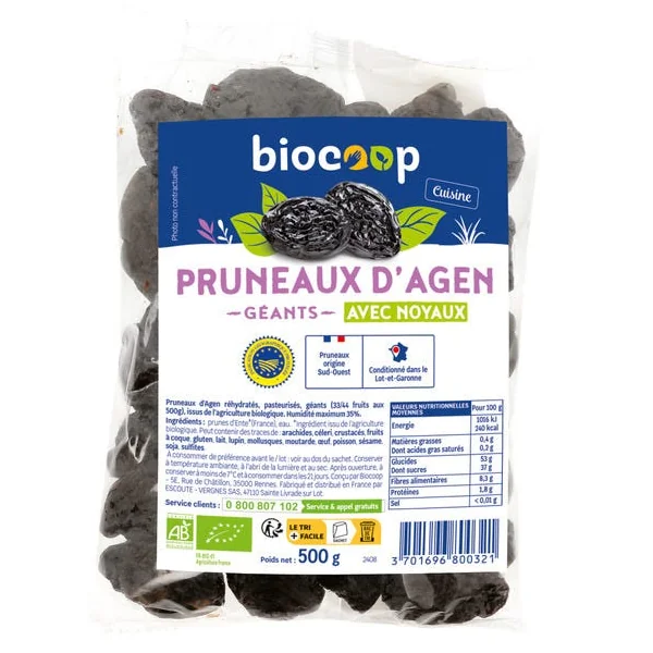 Pruneau Agen réhydraté géant 500g