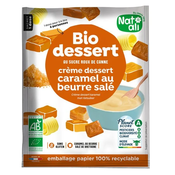 Préparation crème caramel beurre sal 60g