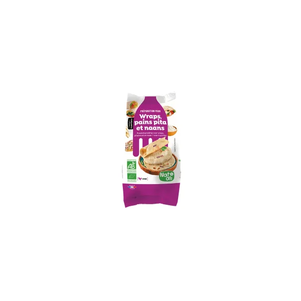 Préparation mix pour wrap, pita ou naan bio - 200g
