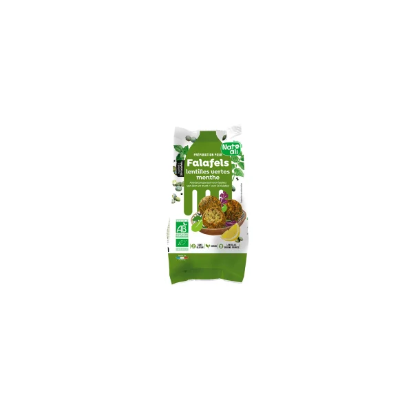 Préparation pour falafel lentilles et menthe bio sans gluten - 150g