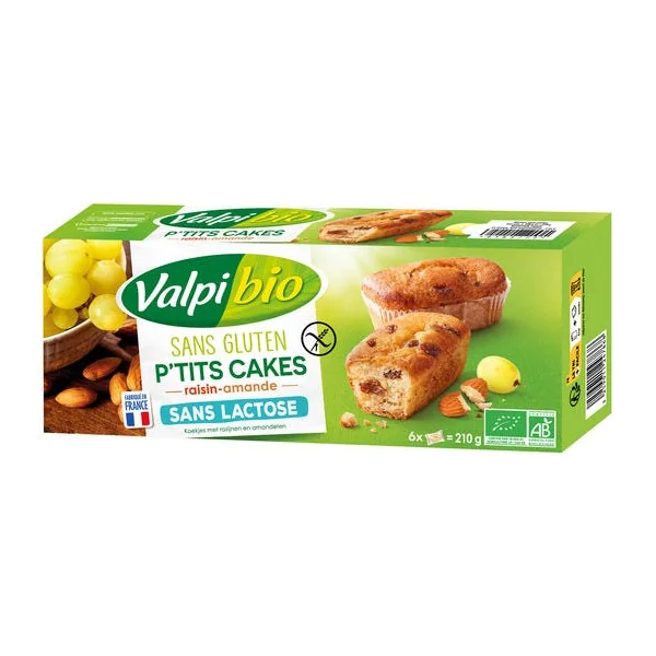 P'tits cake raisin amande 210g