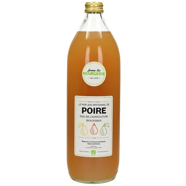 Pur jus artisanal de poire 1L