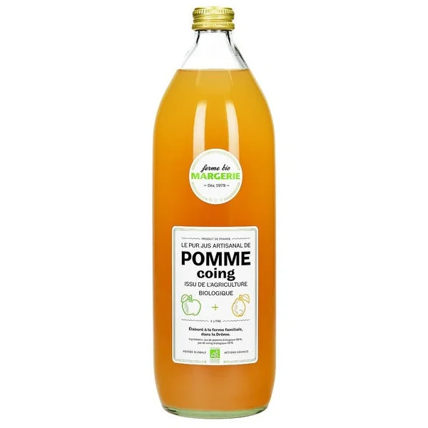 Pur jus artisanal de pomme coing 1L