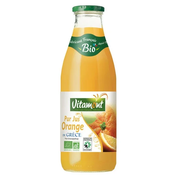 Pur jus d'orange de Grèce 1L