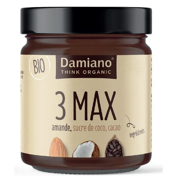 Purée 3 MAX amande sucre de coco cacao 180g