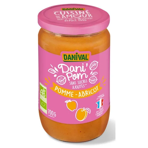 Purée pomme abricot 700g